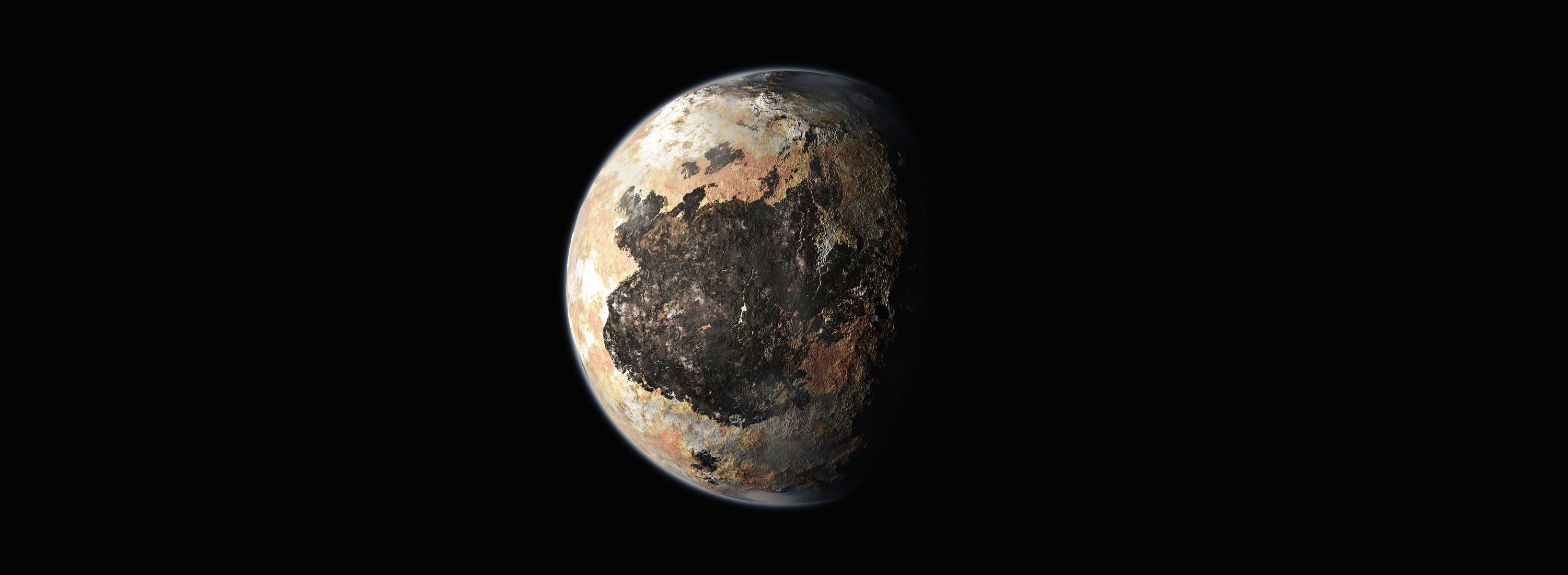 An artist's conception of Pluto, pre-New Horizons.